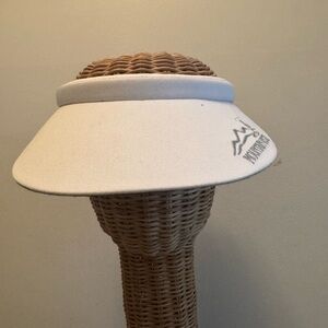 White Mountain Vista Visor with Embroidered Logo